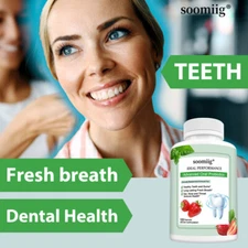 Oral Probiotic Supplement Restore Healthy Teeth And Gums Fight Bad Breath 120 Ct