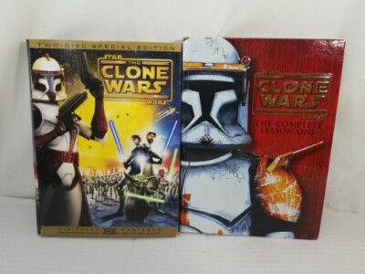 Star Wars Clone Wars Complete Season DVD Disc Set with Booklet  MOVIE 883929200863|