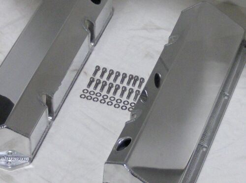 Cubiertas de válvula abovedada de aluminio fabricado 351C 351M 400M 1971-82 con orificios - Imagen 4 de 10