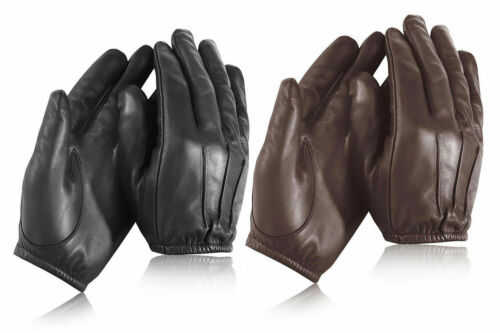 made with Kevlar Police Anti Slash Fire Resistant Leather Gloves Security SIA UK - Afbeelding 1 van 4