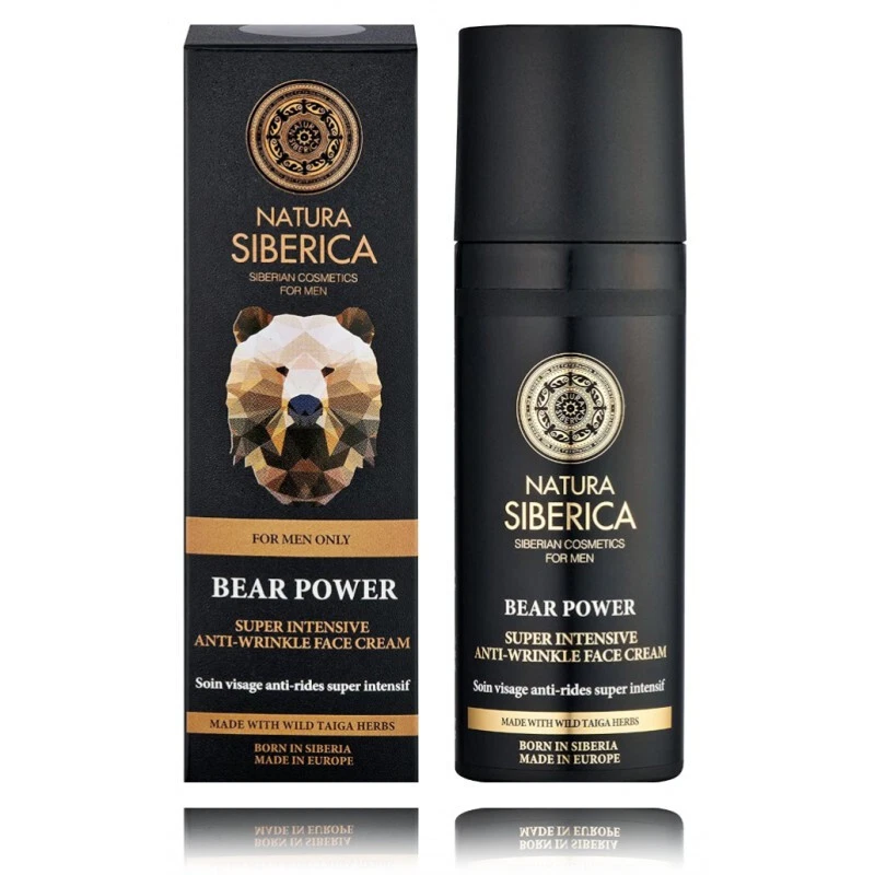 6 Crema facial antiarrugas súper intensiva NATURA SIBERICA MEN BEAR POWER 50 ml Foto 4 de 4