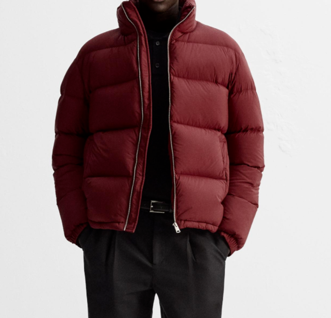 Water Repellent Zara Canada Puffer Jacket Shop Zara Sorona Dupont