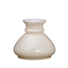 Paralume 492 per lune a petrolio vetro beige - foro di montaggio 108mm