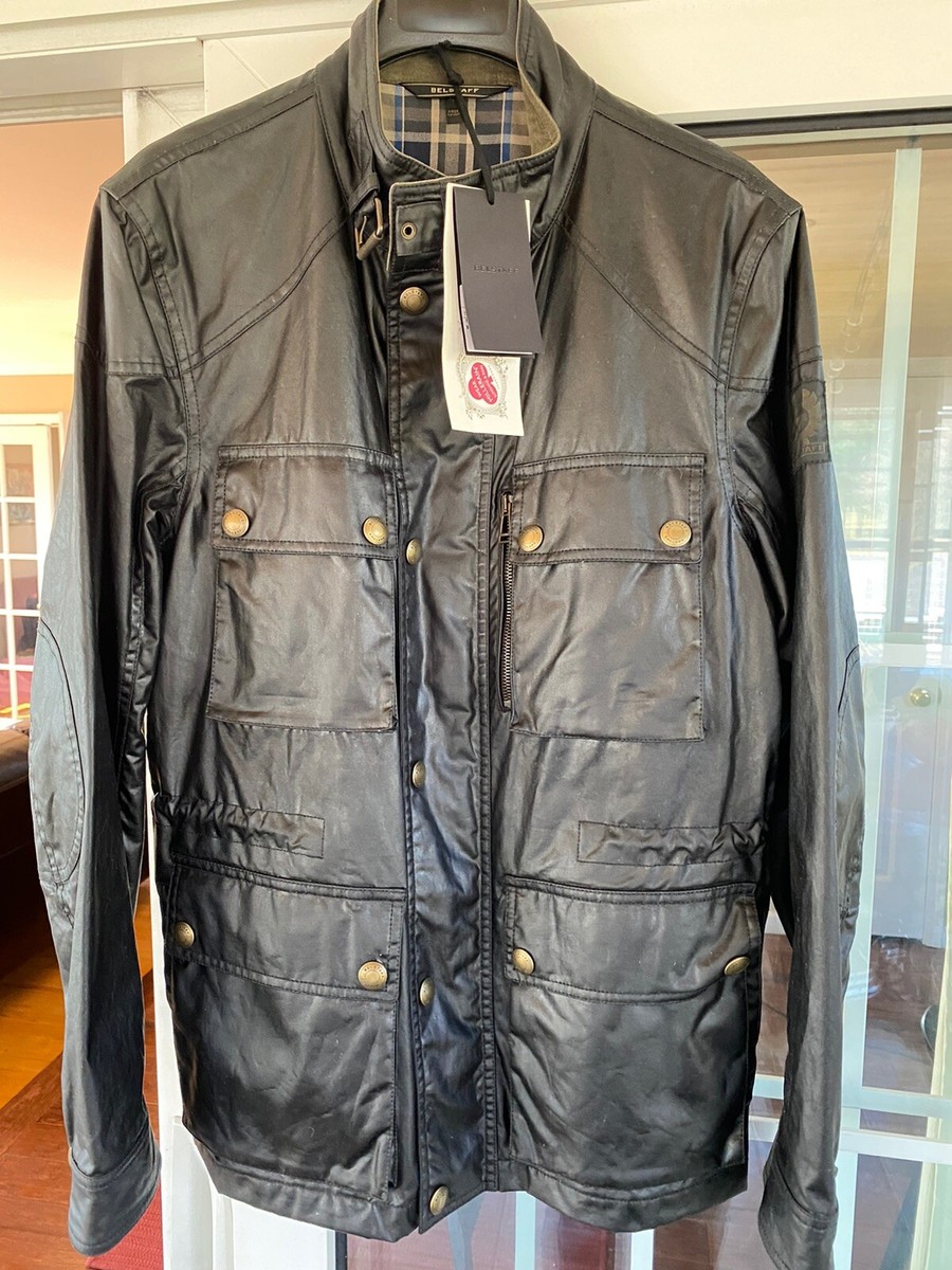 NWT Bellstaff Black Trailmaster Jacket Medium Size 38 (48 European