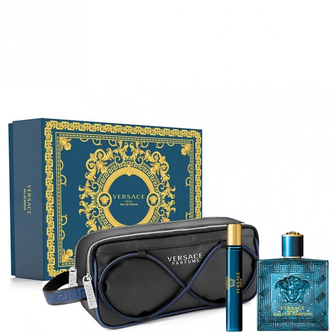 Eros by Versace Men Eau De Parfum Spray for Men 3.4oz 3pc New Gift Box