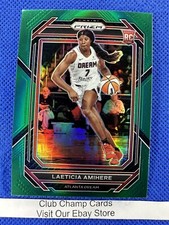 2023 #140 Laeticia Amihere WNBA Panini Prizm Basketball Green Prizm RC Dream