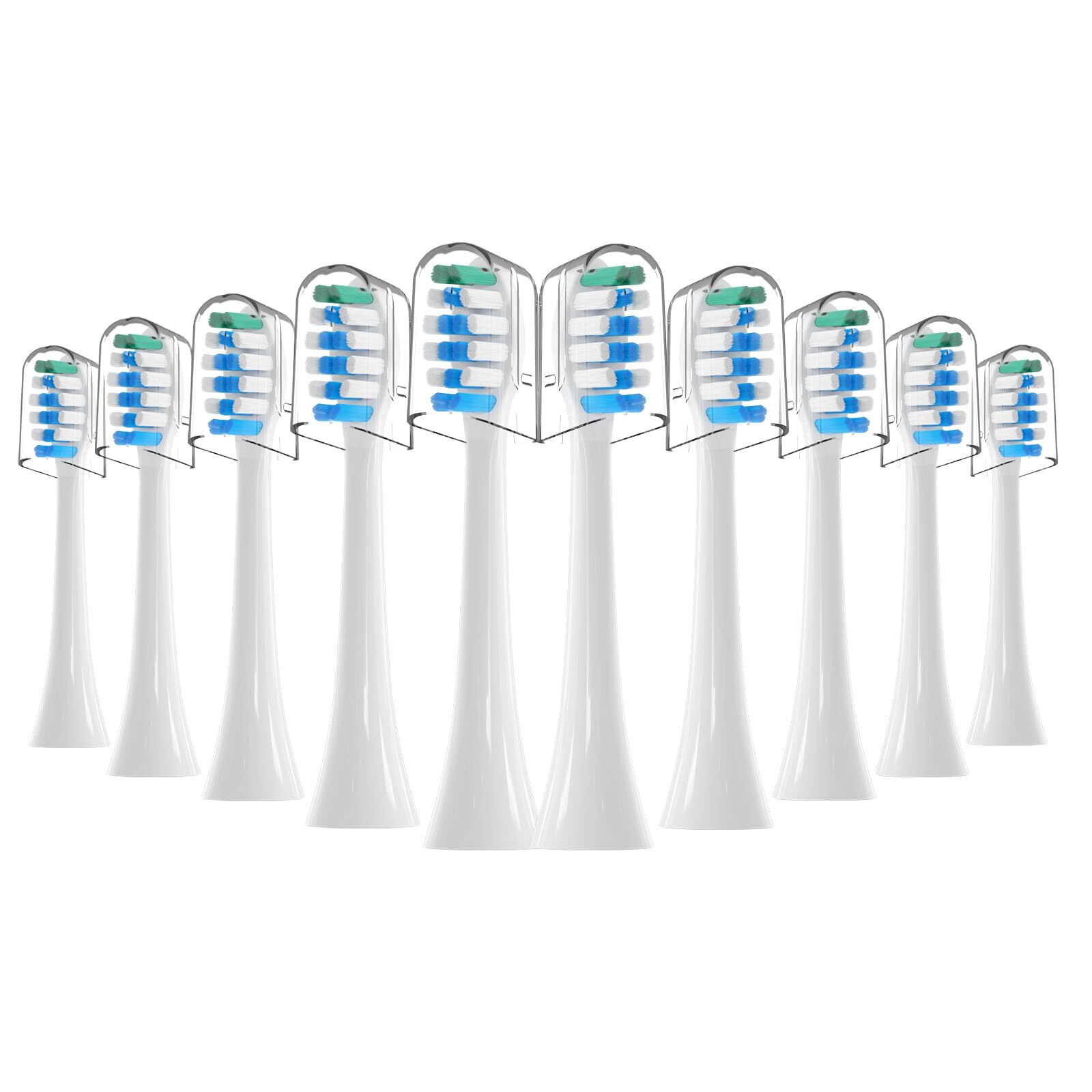 Replacement Toothbrush Heads Compatible with Philips Sonicare：10 Pack Soft Re...