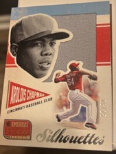2013 Panini America's Pastime Silhouettes Materials Gold /25 Aroldis Chapman
