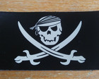 Pirate Calico Jack Tan on Black Night Vision Hook Backing Morale Military Patch — photo 5