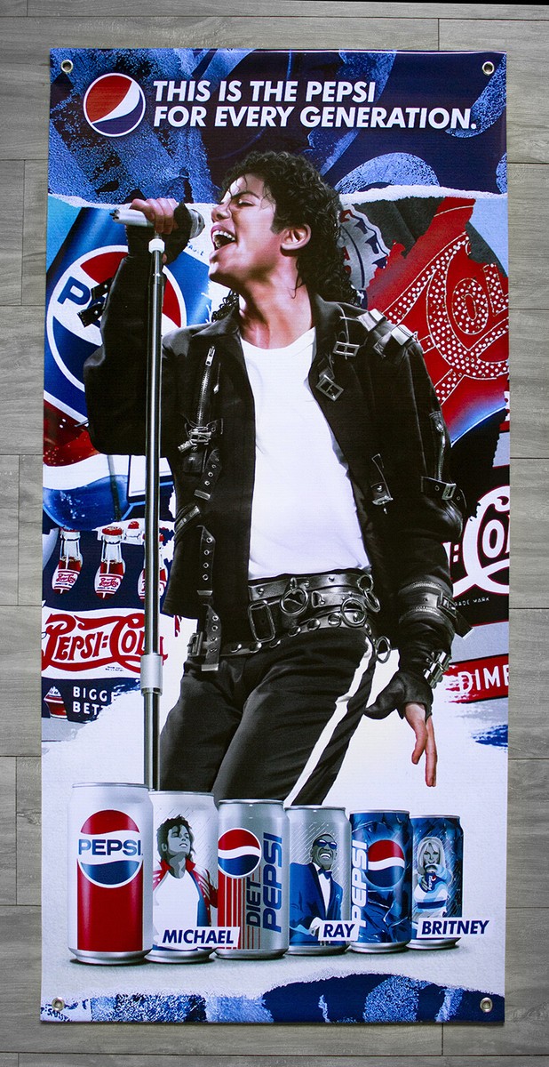 マイケルジャクソン　ペプシ　ポスター Amazon.co.jp: レア1987年製マイケルジャクソンMichaelJackson