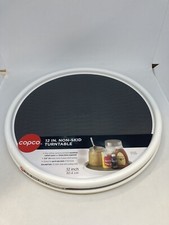 Copco 12" Non Skid Turntable Lazy Susan White