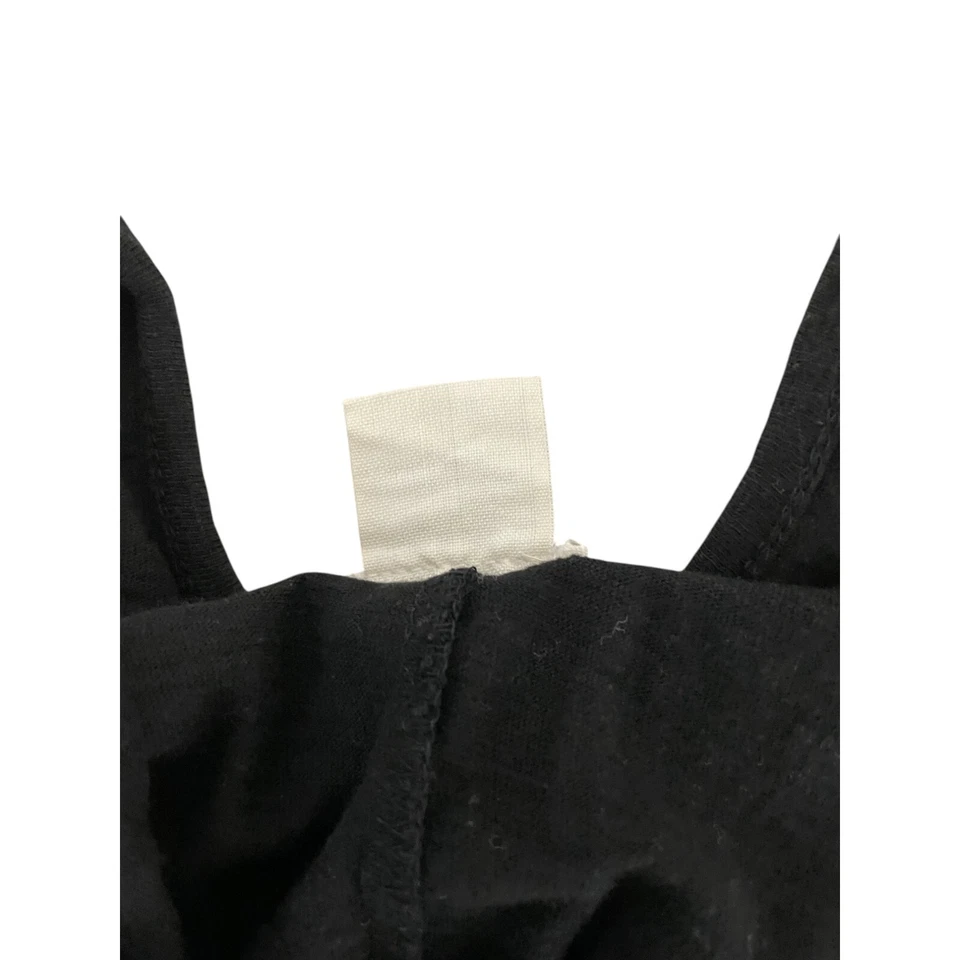 Billabong Poncho Boho Blusa Mujer Pequeño Negro Blanco Bordado Cuello en V Foto 4 de 4