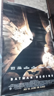 Batman Begins Riesen Poster, 2005, 180cm, A0, gerollt, wie neu