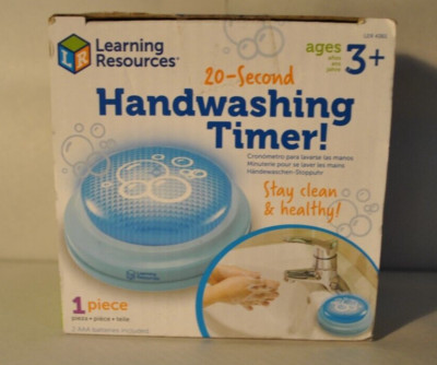 LEARNING RESOURCES 20-SECOND HANDWASHING TIMER #LR4361 N.I.B.
