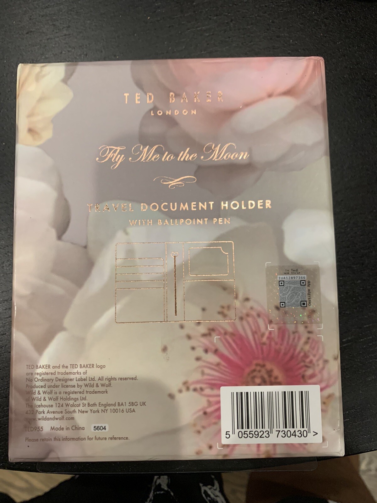 ted baker passport wallet