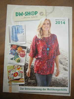Katalog DW-SHOP 2014 Faire Kleidung seit1976 (Unterstützung Welthungerhilfe) NEU