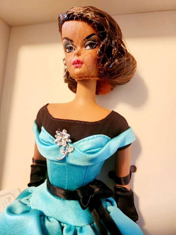 Барби моды модель коллекции гламурный атласный мяч платье золотой этикетки издание - Изображение 2 из 4
