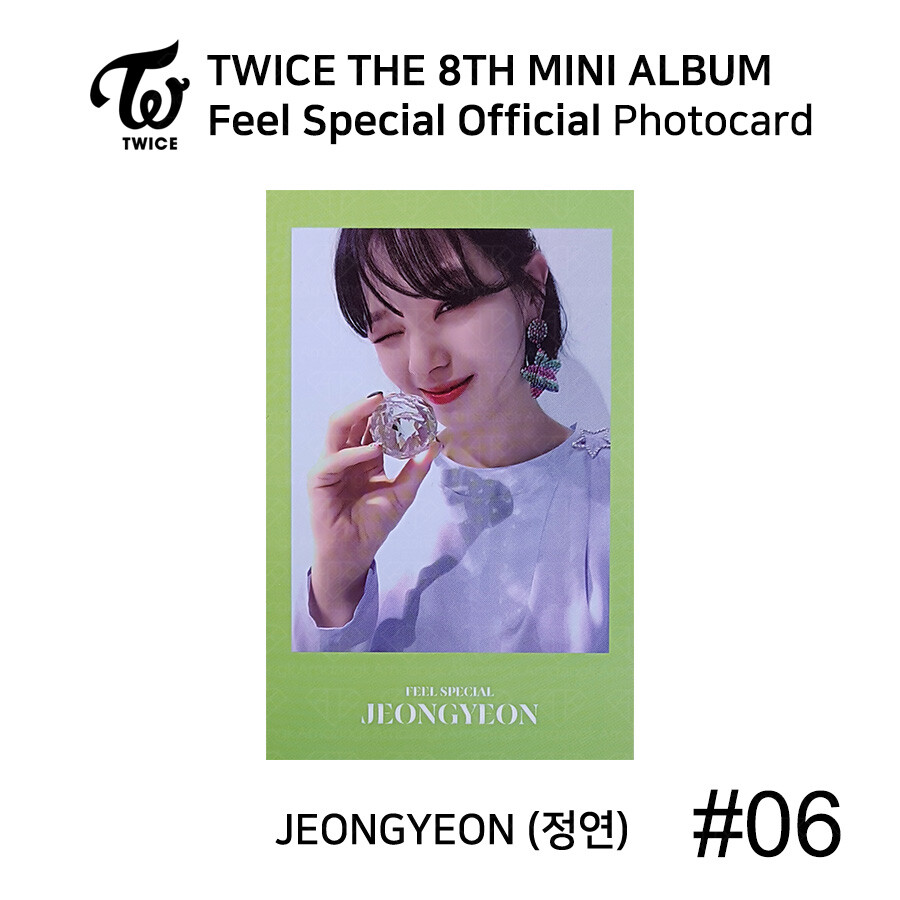 TWICE 8th Mini Album Feel Special Official Photocard JEONGYEON