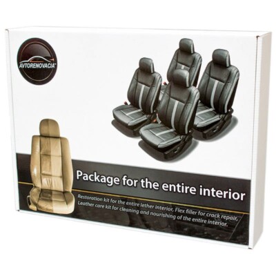 Entire interior restoration package, seat cover repair, leather repair kits