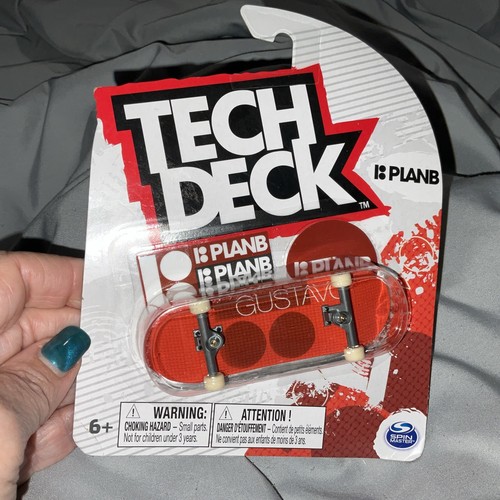 Tech Deck PlanB GUSTAVO Patineta Común Diapasón Rojo Nuevo - Imagen 16 de 19