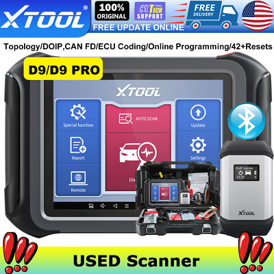 XTOOL D9 D9PRO Car OBD2 Scanner Auto Full System Diagnostic Tool CANFD/DoIP 
