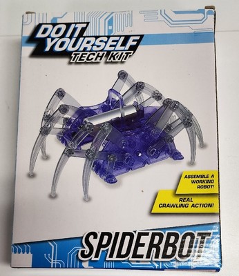 Tech Kit ROBOT SPIDER: Build a Working Robot ; Real Crawling Action New Open Box