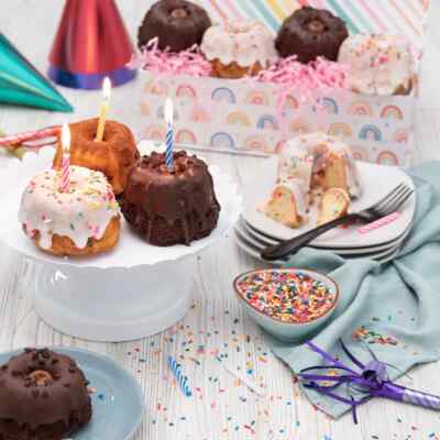 Happy Birthday Bundt Cake Assortment Gift Box by 