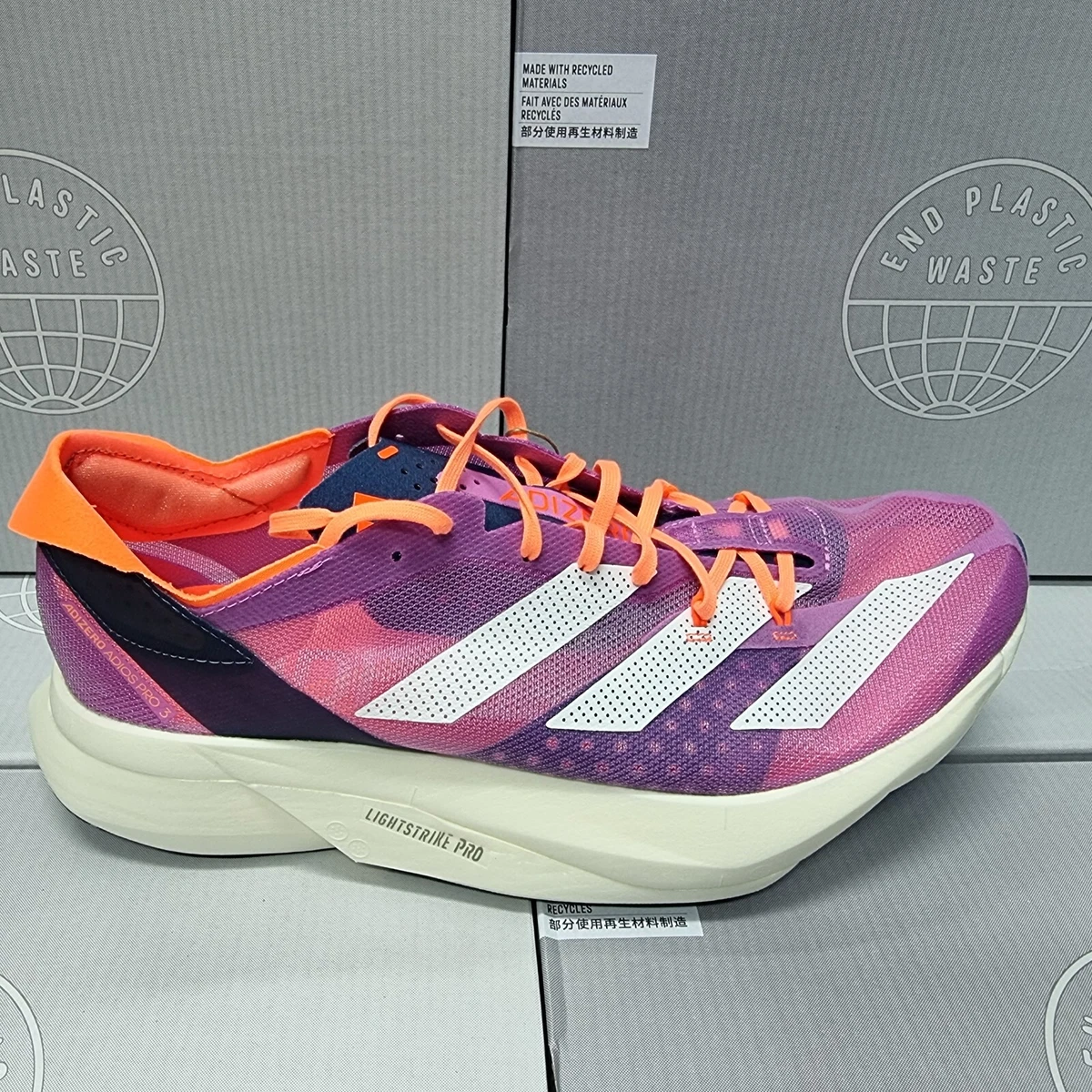 IN STOCK NEW Adidas ADIZERO ADIOS PRO 3 FTW GY8411 Men's