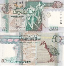 Seychelles 50 Rupees ND 1998 P 38 UNC