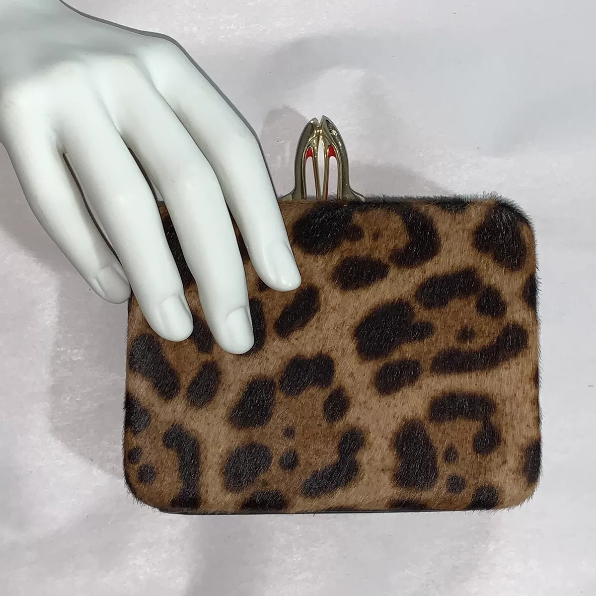 pre loved authentic CHRISTIAN LOUBOUTIN painted leopard ponyhide