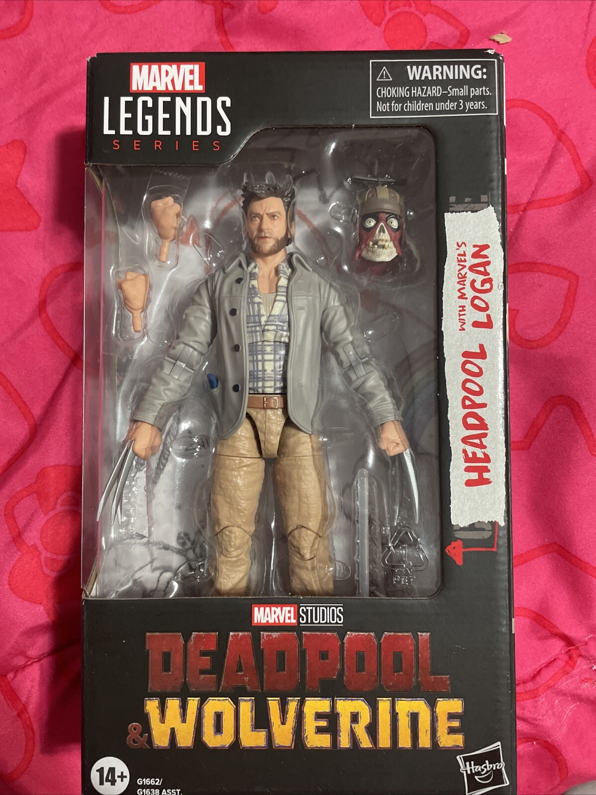 MARVEL LEGENDS DEADPOOL & WOLVERINE HEADPOOL & LOGAN FIGURE IN STOCK & SHIPPING!