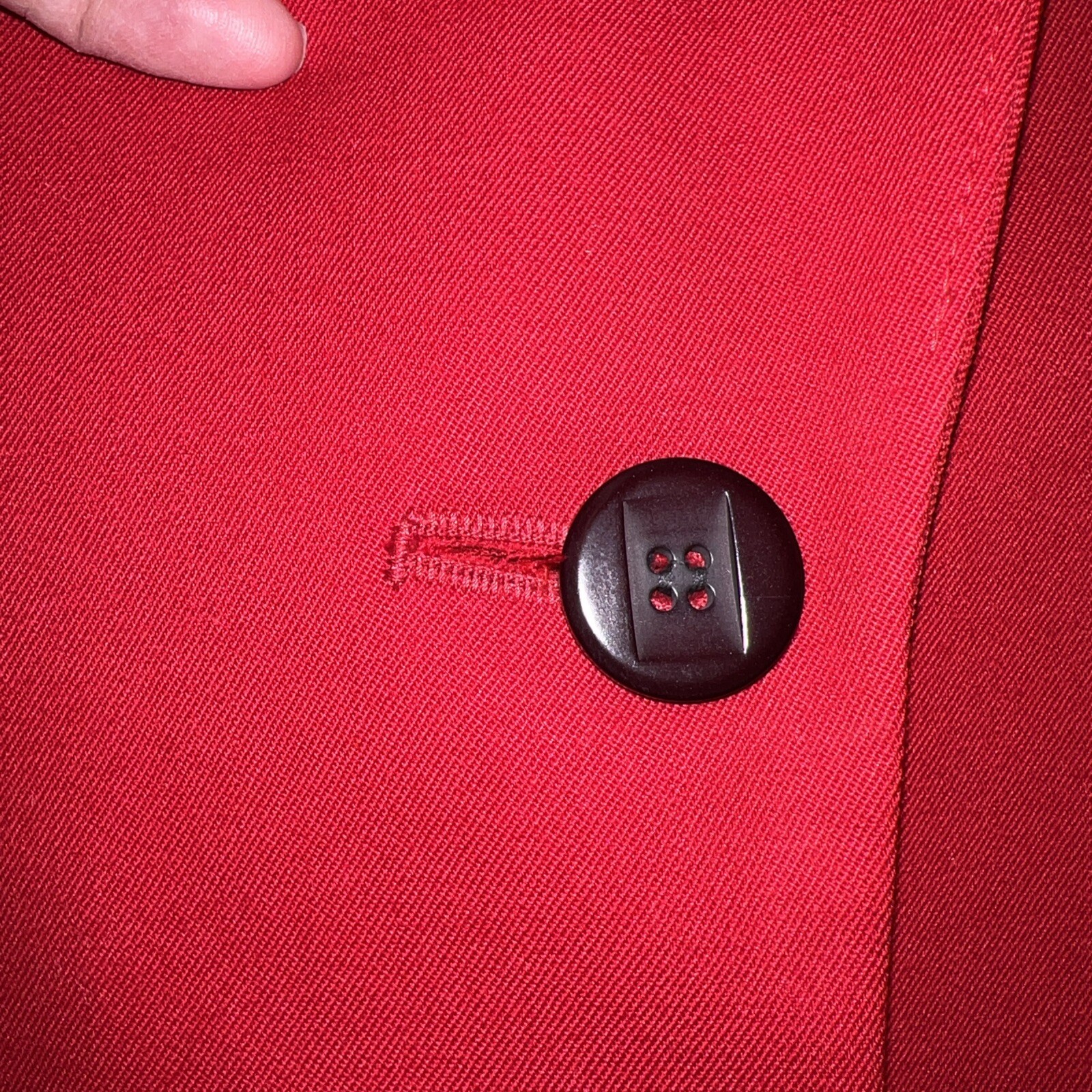 Pendleton Virgin Wool Jacket Red Size 12 Lined Bu… - image 15