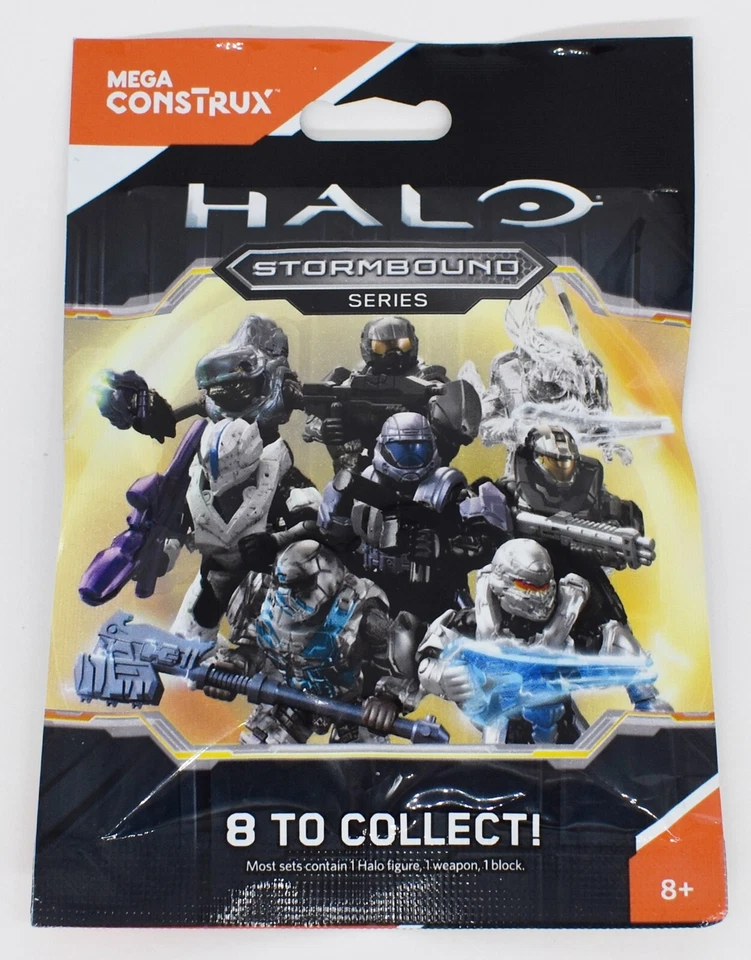 NEW HALO MEGA BLOKS CONSTRUX GRAY/WHITE UNSC MARINE FIGURE STORMBOUND SERIES - Image 2 of 2