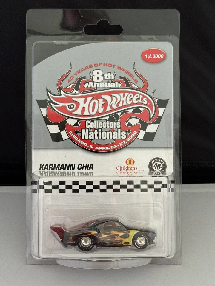 Coche benéfico de los Nacionales octavo octavo año de Hot Wheels Karmann Ghia 1 de 3000 ¡NUEVO! Foto 2 de 4