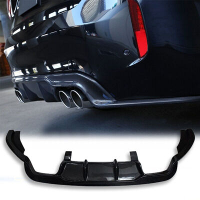 Carbon Fiber Rear Bumper Diffuser Lip For 3D Style 2015-2019 BMW F85 X5M F86 X6M