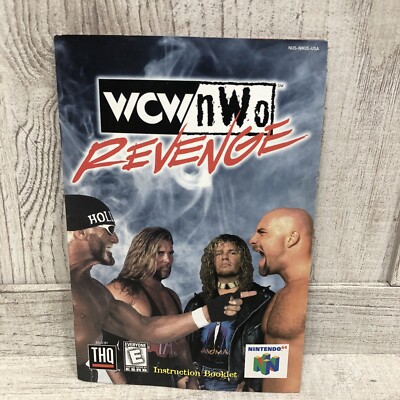 WCW/NWO REVENGE Wrestling Nintendo 64 N64 Instruction Manual