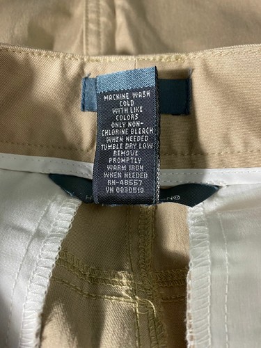 Hillard & Hanson Stretch Womens Straight Skirt Size 8 Beige Pockets Front Zip - Picture 6 of 7