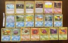 lotto carte pokemon vintage Set Fossil Prima Edizione