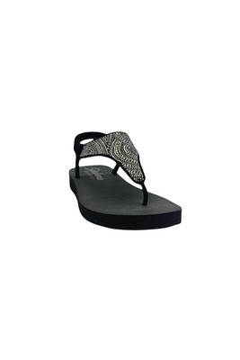 Skechers Rhinestone Thong Sandals Meditation New Moon | eBay display picture 3