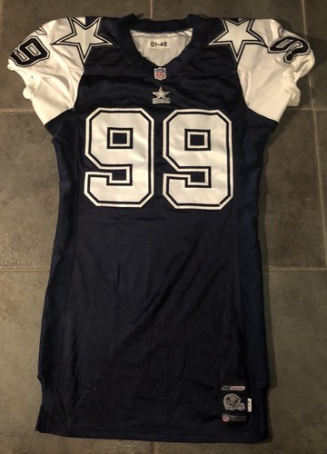 Dallas Cowboys Willie Blade game issued Reebook jersey 2001 size 48-6lb Signed - Picture 2 of 8