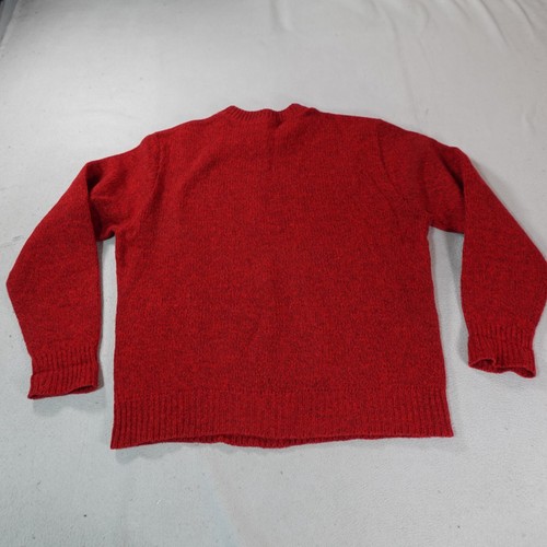 Vintage LL Bean Sweater Mens 2XL XXL Red Fisherman Knit Thick Pullover Grandpa - Picture 12 of 19