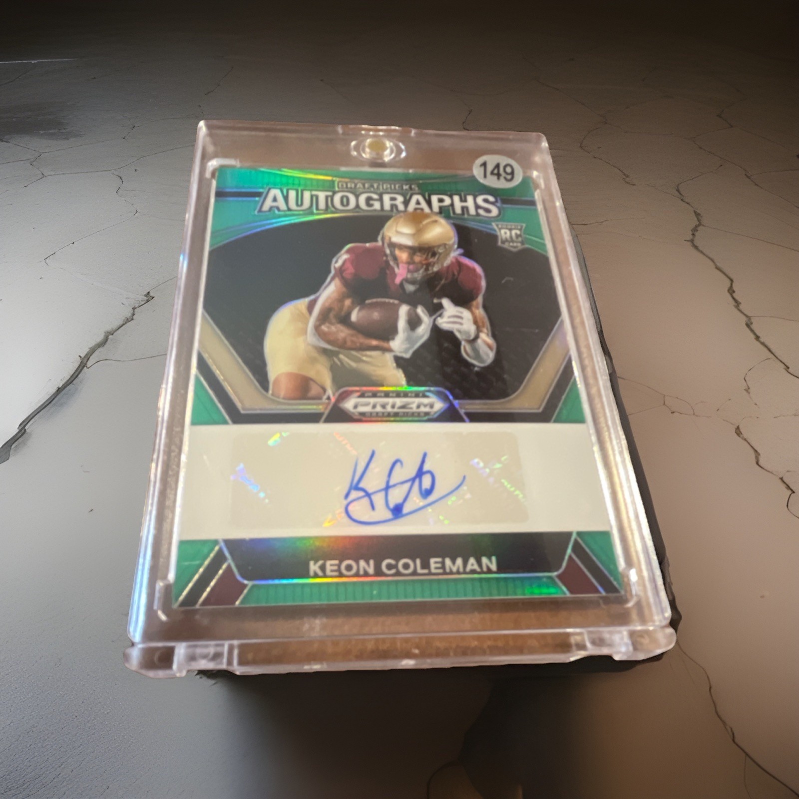2024 Panini Prizm Draft Picks Autograph Rookie Keon Coleman #DPA-KCN Seminoles