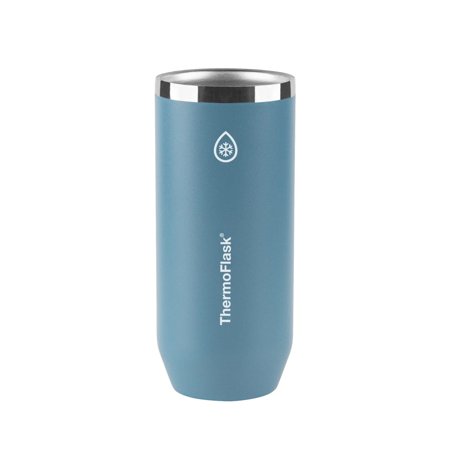 Slim Can Cooler 12 oz - 2-in-1 Insulated Stainless Steel Cup - Non-Slip Base
