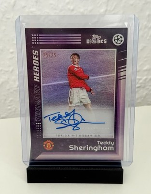 Topps Decades 2024-25 Manchester United Teddy Sheringham Auto Bookend /25