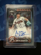Topps Chrome 2024 Rookie Autographs AJ Smith-Shawver RC Auto #RA-AJS Braves