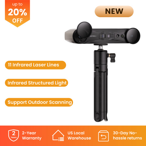 Revopoint INSPIRE2 3D Scanner For 3D Printer Handheld Outdoor Laser Scanner