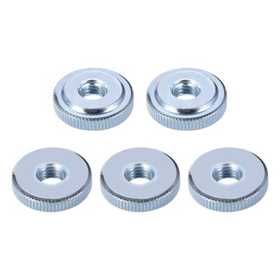 M10x8mm(DxH) Knurled Nuts 5pcs for Furniture Equipment Thumb Screw Fasteners