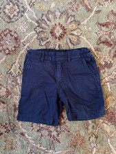 Petit Bateau Heavy Cotton Blue Shorts - Age 2 ans/86 cm elastic waist