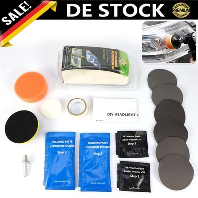 Headlight Restoration Kit   DIY Scheinwerfer Aufbereitung Set zur Entfernung von