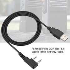 Tier I  II USB Programming Cable For BaoFeng DM-5R Tier 2 Walkie Talkie RD-5R